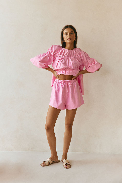 SAMPLE-Akel Shorts - Pink