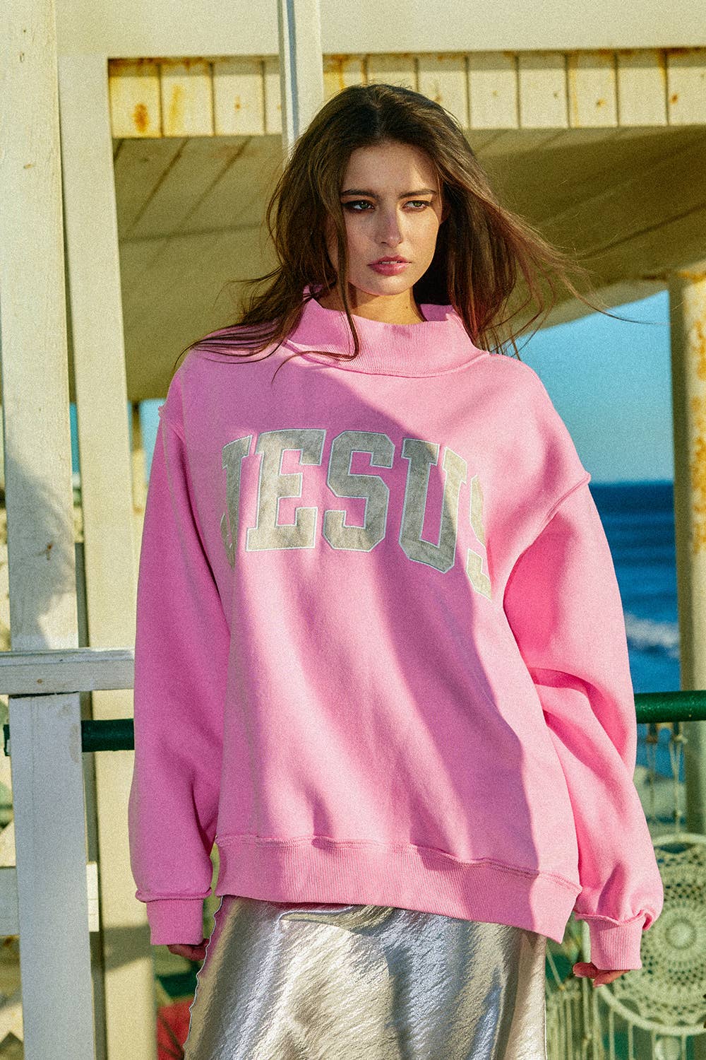 Jesus Camo Mockneck