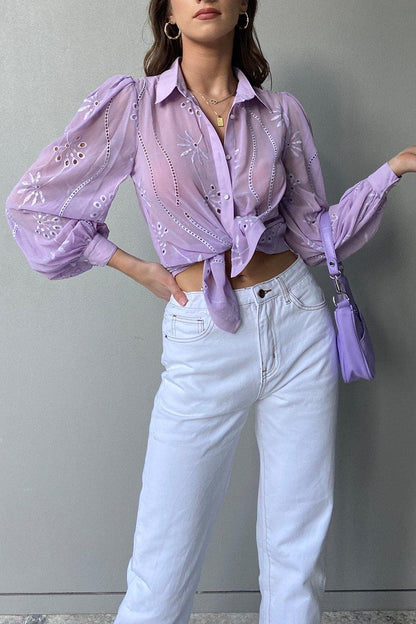 Elise Blouse - Lilac