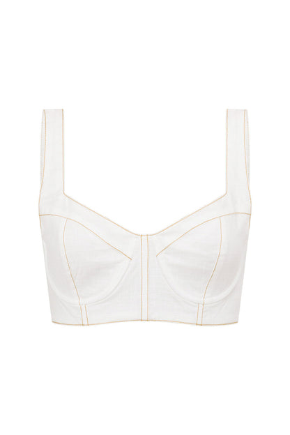 SAMPLE-Dien Top - White