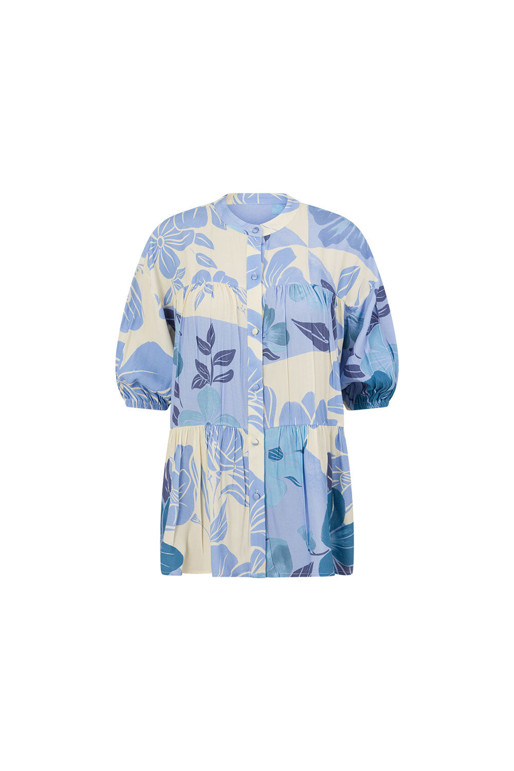 Lani Top - Azure Bloom