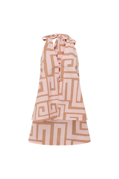 SAMPLE-Alora Dress - Hellenic Maze