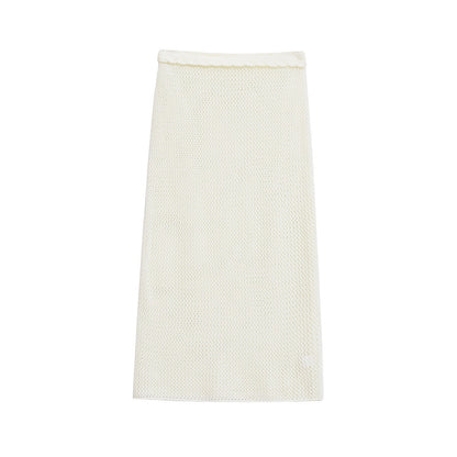 Handmade Beaded Shell Top Skirt Set