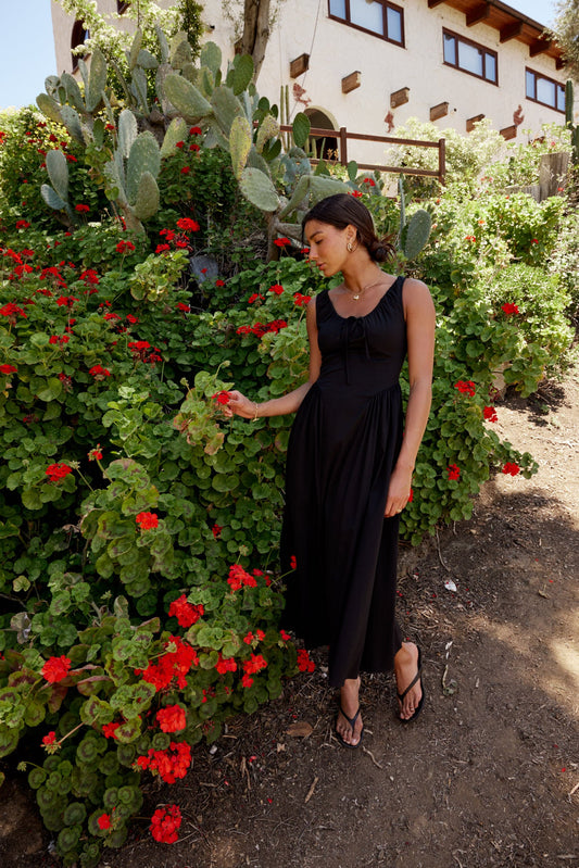 Barrett Midi Dress in Black - FINAL SALE