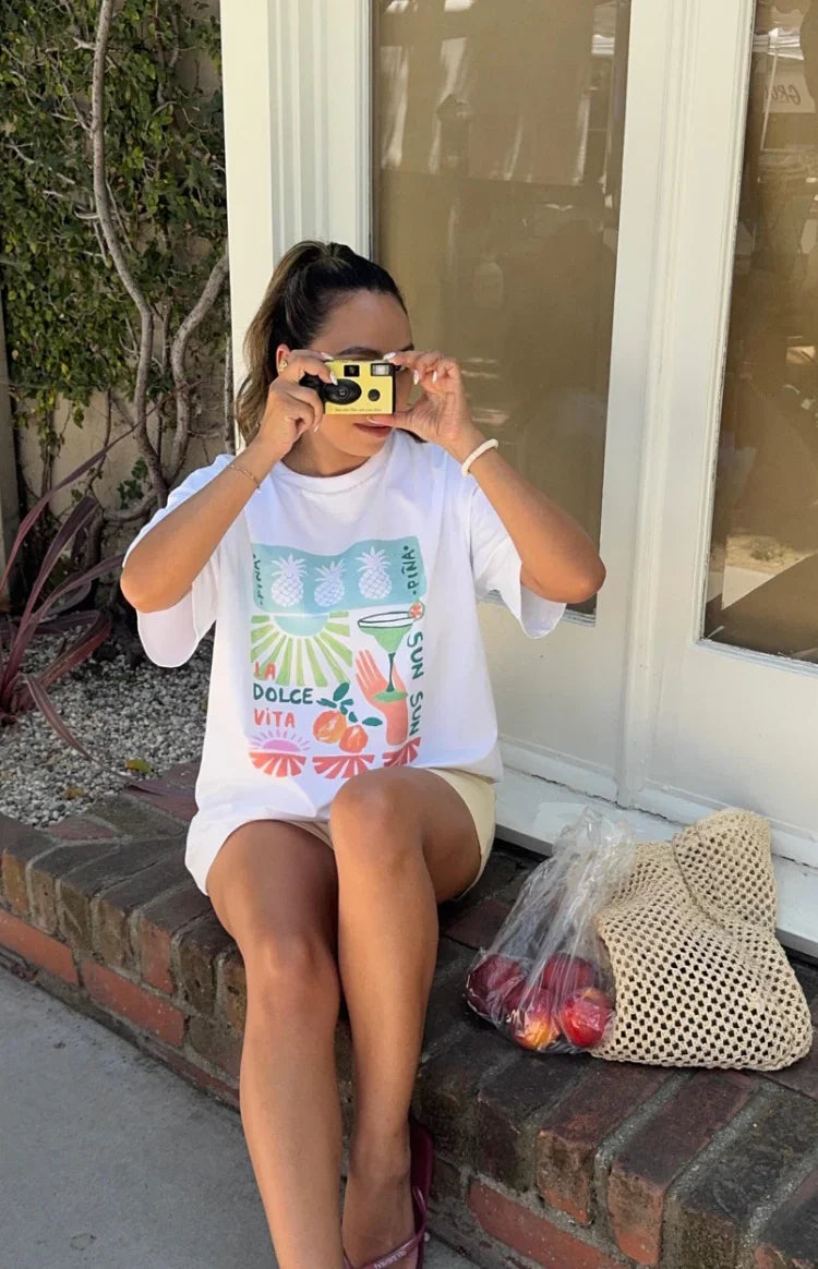 Jaz Dolce Vita Print Tee