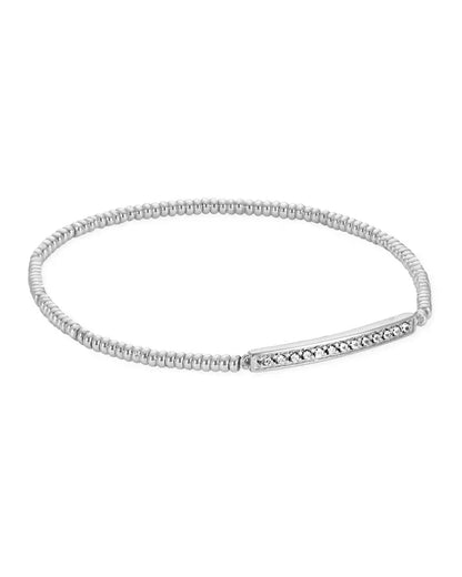 Kendra Scott Addison Stretch Bracelet Rhod Metal