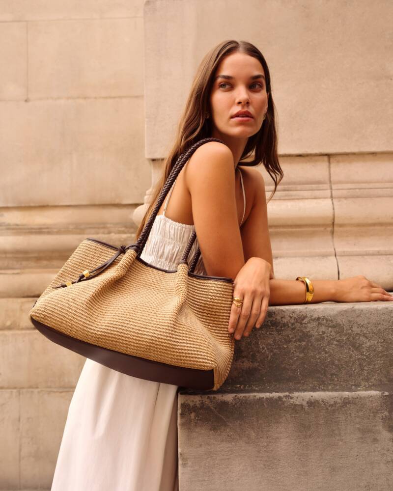 Katie Loxton Nova Raffia Small Shoulder Tote
