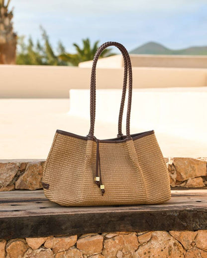 Katie Loxton Nova Raffia Small Shoulder Tote