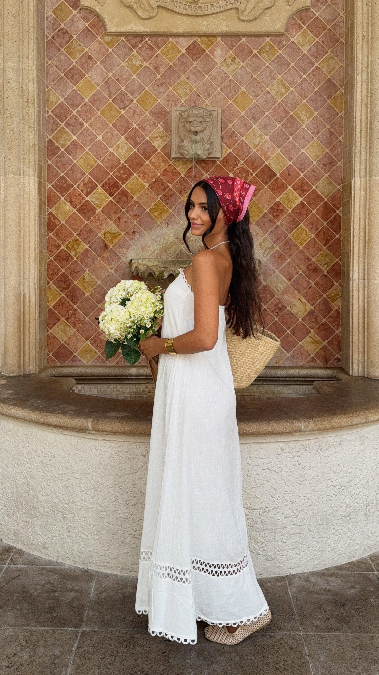 Sandra Maxi Dress - White