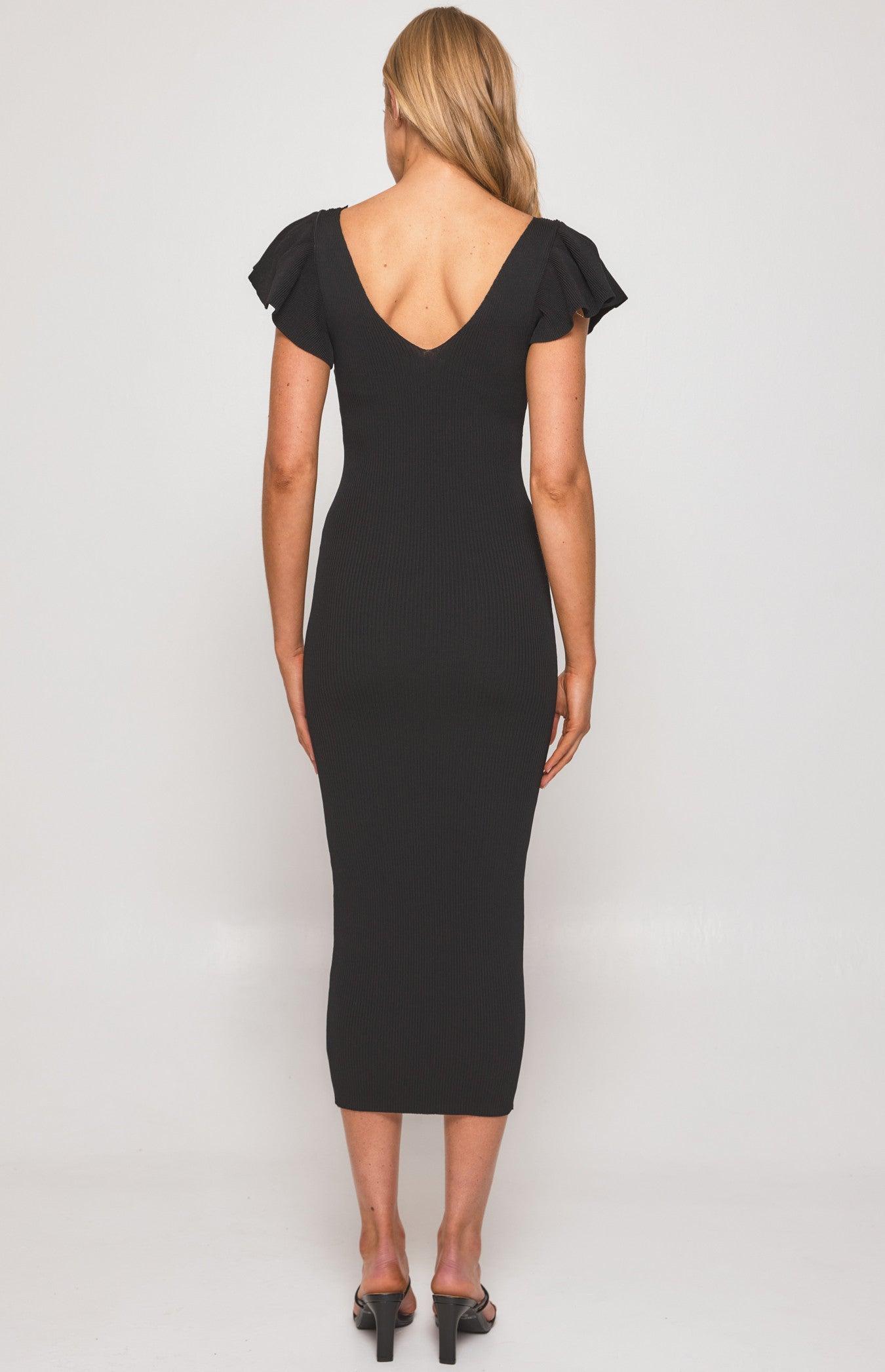 Mirabel Midi Dress - Black