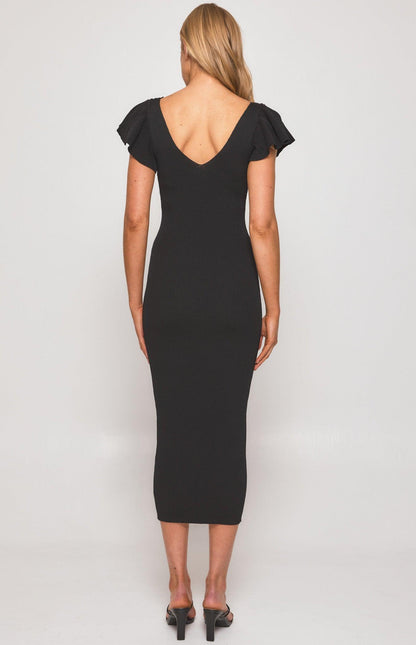 Mirabel Midi Dress - Black