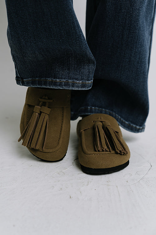 Ariana Tassel Clogs - FINAL SALE