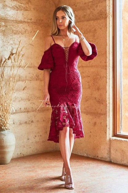 Riana Dress - Red