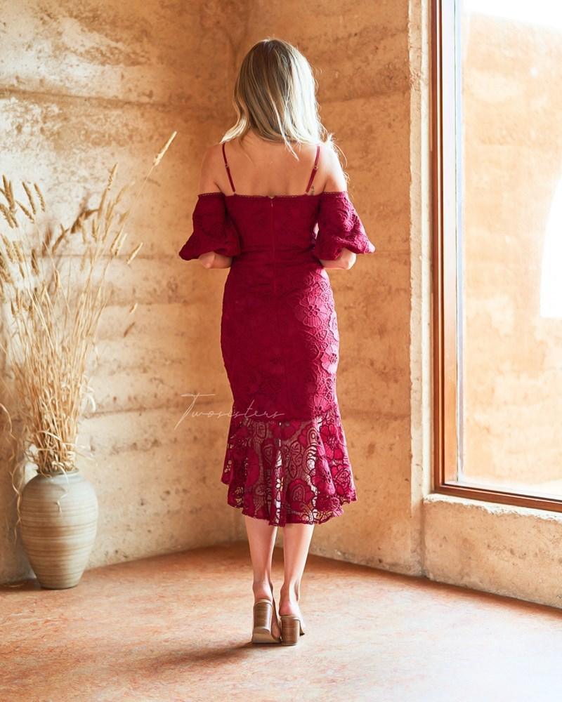 Riana Dress - Red