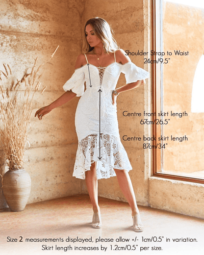 Riana Dress - Red