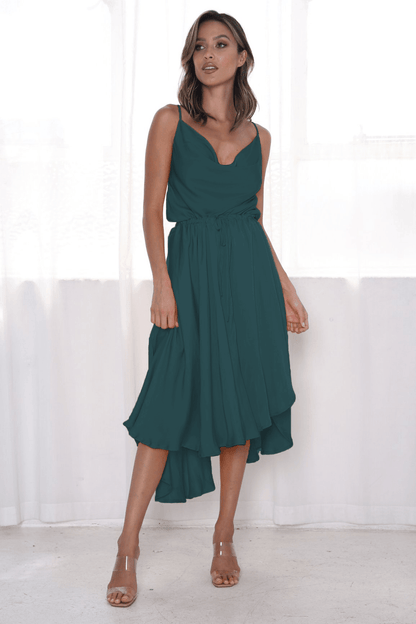 Sunshine Midi Dress - Green