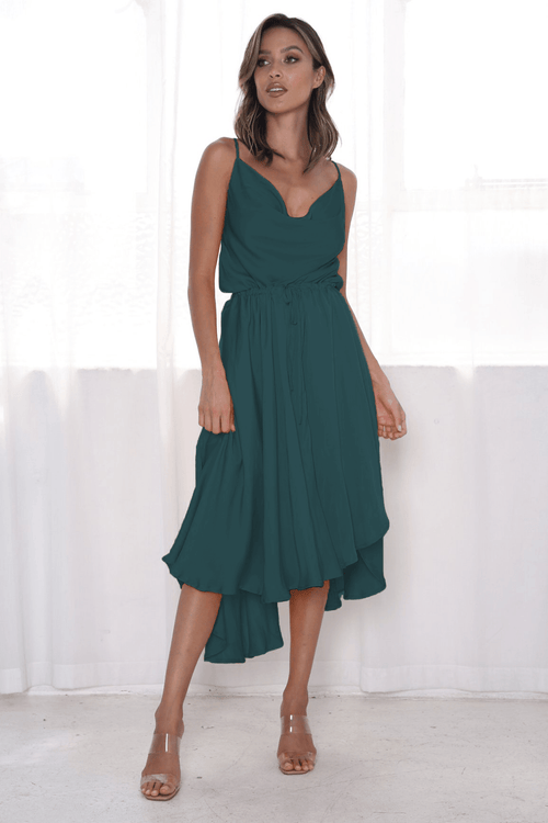 Sunshine Midi Dress - Green